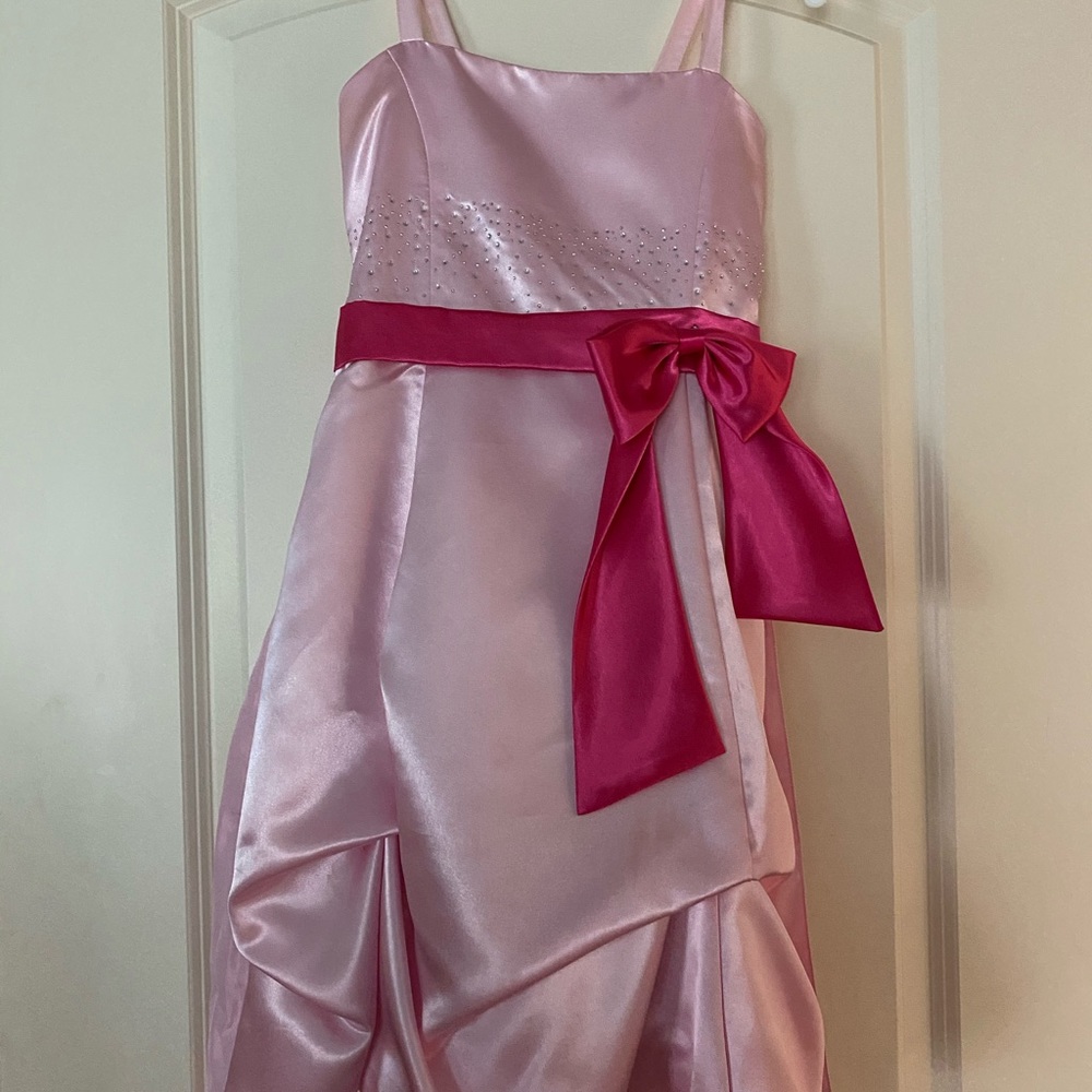 Girls formal pink dress